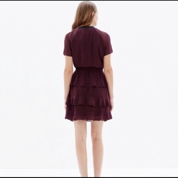 Madewell Radiant Dress in Plum Size 6 - Picture 4 of 12